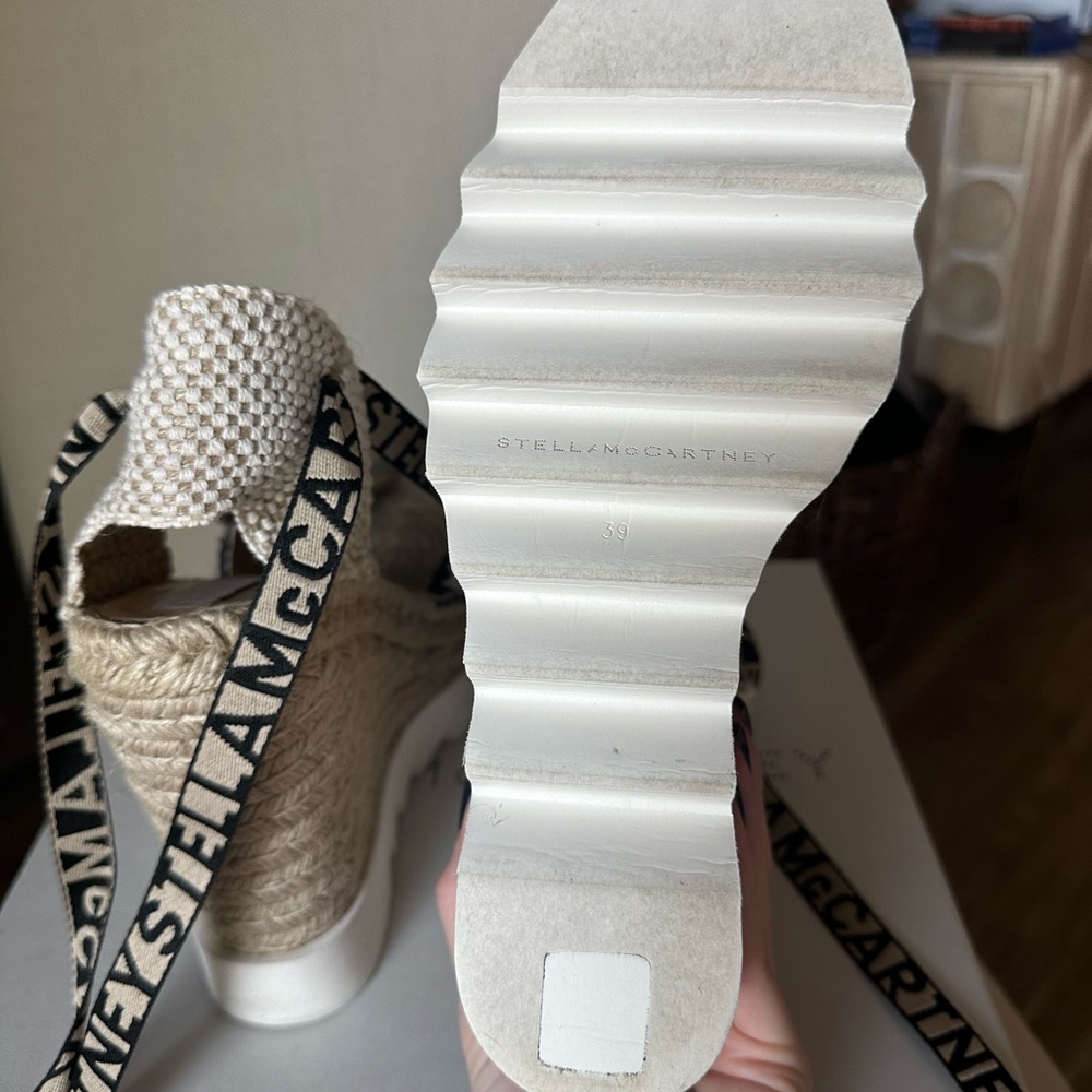 Stella McCartney Gaia Heart Crochet Espadrilles - Picture 9 of 14